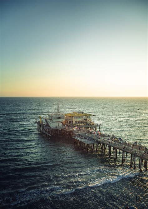 Aerial View of Santa Monica Pier, California, USA · Free Stock Photo