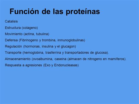 Funcion De Las Proteinas Ppt Video Online Descargar