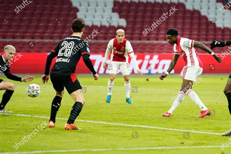 Quincy Promes Ajax Scores Ajax Editorial Stock Photo - Stock Image ...