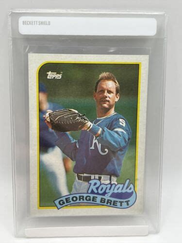 Topps George Brett Baseball Card Mint Free Shipping Ebay