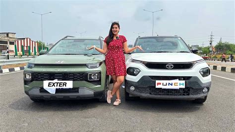 Hyundai Exter Vs Tata Punch Comparison Car Blog India