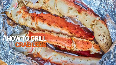 How To Grill King Crab Youtube