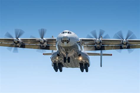 Large Cargo Airplane Landing Stock Photo - Download Image Now - Above ...