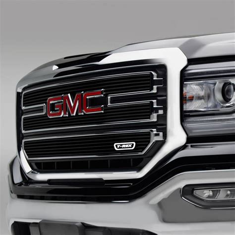 T Rex® Gmc Sierra 1500 2016 3 Pc Laser Horizontal Black Billet Grille