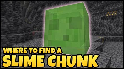 Where To Find A SLIME CHUNK In MINECRAFT YouTube