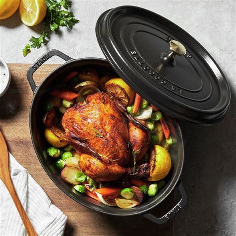 Cocotte Ovale Fonte Noire 37 Cm Colichef Fr