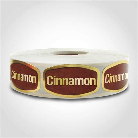 Cinnamon Label Bakery Flavor Sticker 1000roll