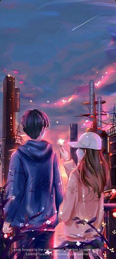 Wallpaper Cute Anime Couple