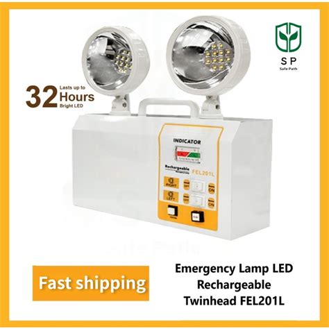 SP Firefly Emergency Lamp LED Rechargeable Twinhead Rechargeable Dual