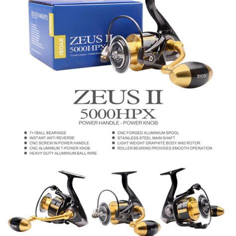 Jual Reel Ryobi Zeus II Hpx Power Handel Pilihan 5000 Jakarta Barat