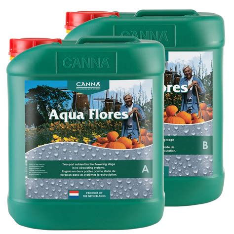 Canna Aqua Flores A B Set 5l The Greenhouse Hydroponics