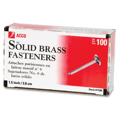 Acco Brass Fasteners Paper Fasteners And Clamps Acco Brands Corporation