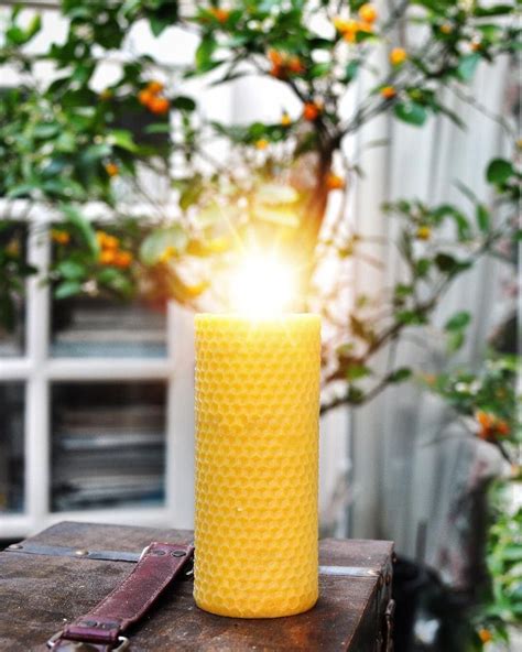 Bougies En Cire Dabeille Naturelle Beeswax Candles