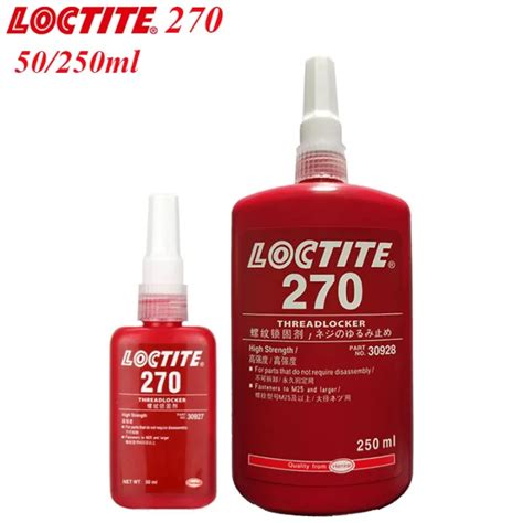 50ml 250ml Anaerobic Screw Fastening Glue Loctite 270 Threadlocker