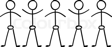 Stick People Vector At Vectorified Collection Of Stick People