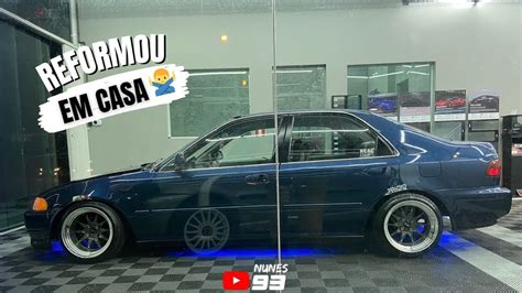 Civic Stance De Taluda Soltando Fogo E Dando Fitment Perfeito Youtube