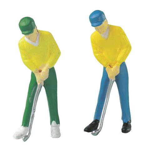 Plastic Small Golfing Figure Sugar N Spice Cakes