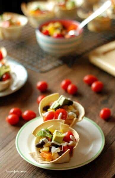 Mini Taco Tortilla Cups