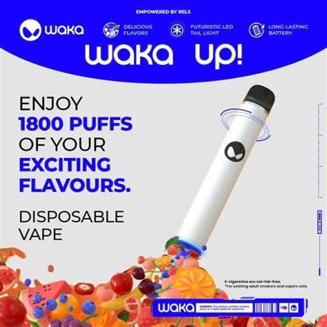 Waka Solo Disposable Vape 1800 Puffs Mesh Coil Technology Electronic