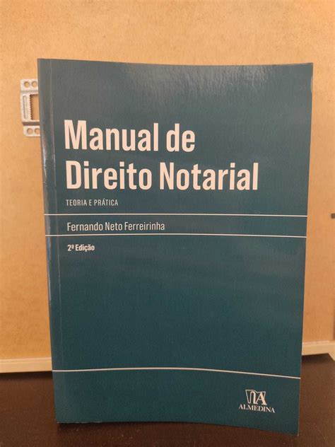 Manual De Direito Notarial Benfica Olx Portugal