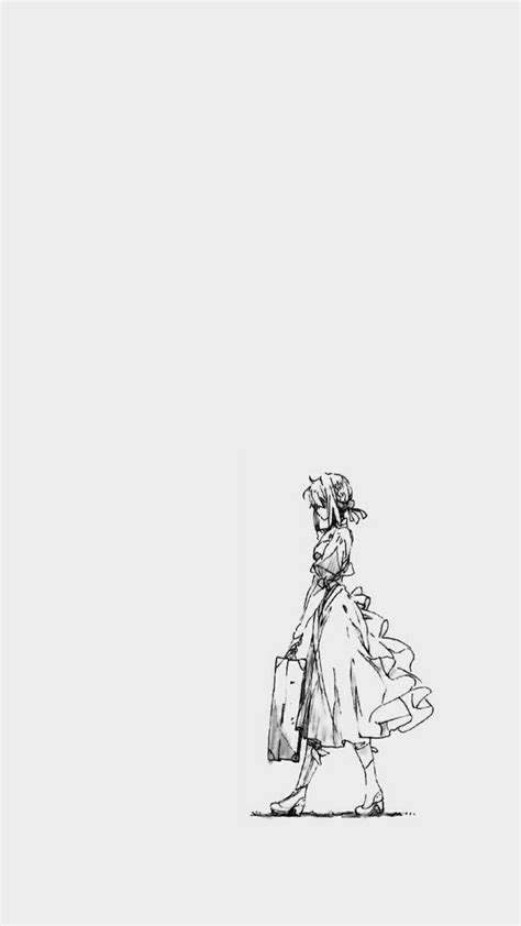 Violet Evergarden Minimalistic Wallpaper
