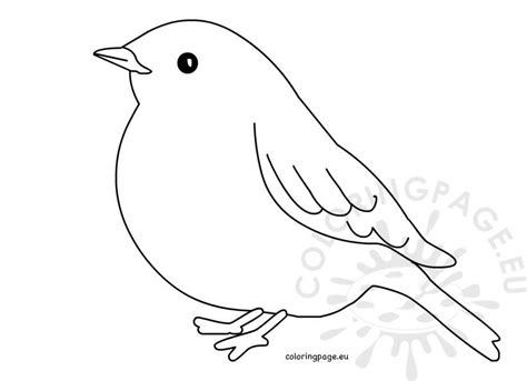 Pretty Paper Bird Design Coloring Page