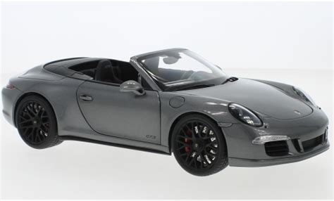 Miniature Porsche 991 GTS 1 43 Schuco Carrera 4 GTS Grise Voiture