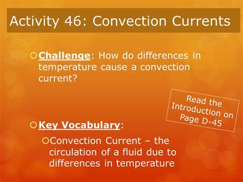 Convection Currents Datatable