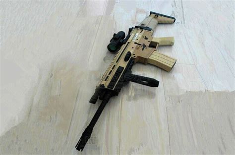 1 1 US FN SCAR L Assault Sniper Rifle Pistol Submachine Shot Gun Paper