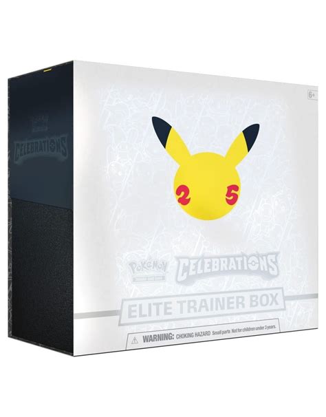 Pok Mon Trading Card Games Th Anniversary Celebrations Elite Trainer