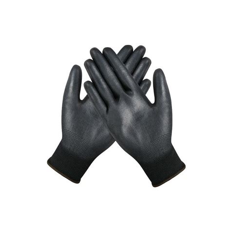 Cheap Price Black PU Coated Gloves