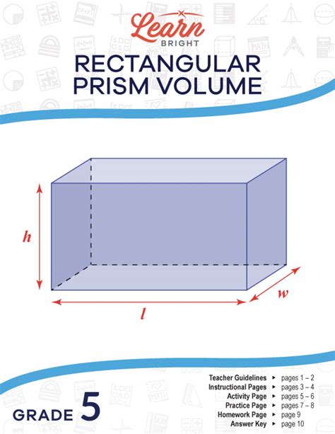 Rectangular Prism Volume Free Pdf Download Learn Bright