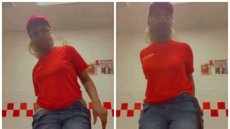 Five Guys Restaurant Waitress Records Herself Shaking Raw Nyash In The