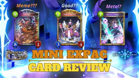 Academy Of Ages Mini Expansion Shadowverse Card Review Youtube