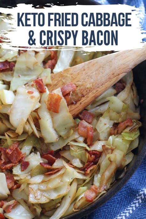 Keto Fried Cabbage with Bacon (Great for a Side Dish or Meal) - Kasey ...