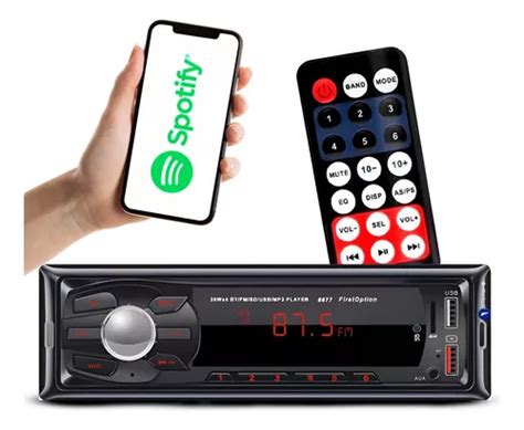 Radio Automotivo Sem Toca Cd Mp Player Bluetooth First Usb Frete Gr Tis