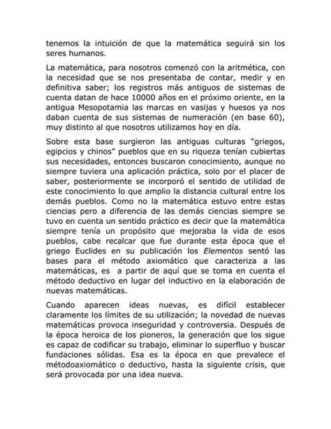 Qu Es La Matematica Pdf Descarga Gratuita