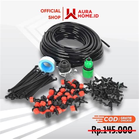 Jual Peralatan Set Irigasi Air Taman Garden Watering Kit Peralatan