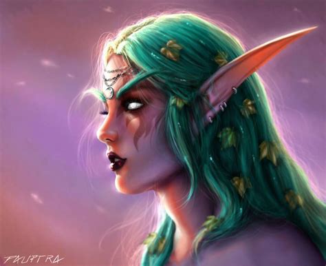 Tyrande Whisperwind By Pauptra On Deviantart World Of Warcraft Game Warcraft Art Dark