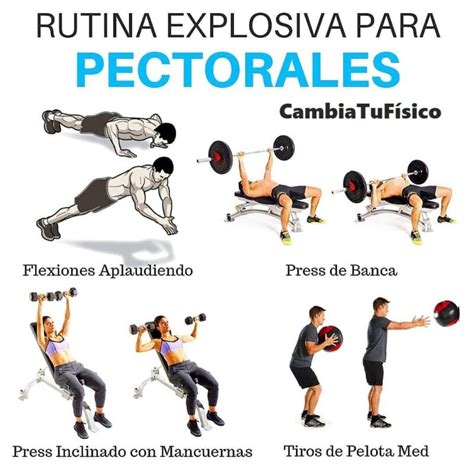 Rutina Explosiva Para Pectorales Cambiatufisico Blog