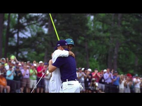 What is the relationship between Jordan Spieth and his caddy?