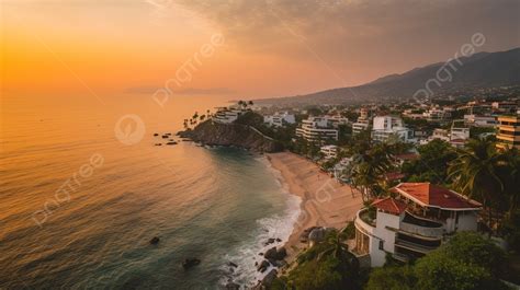 Gambar Background Gambar Puerto Vallarta Vektor Dan File PSD Untuk