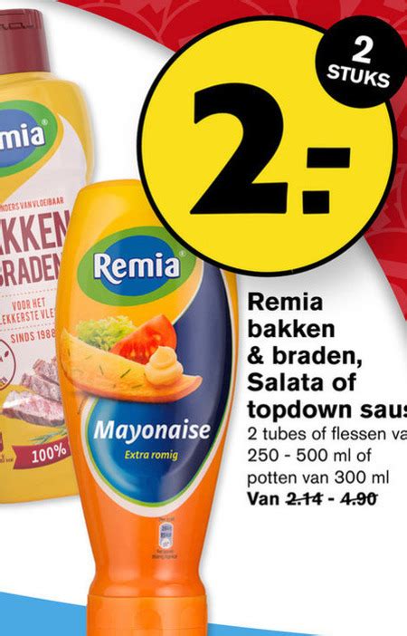 Remia Dressing Mayonaise Folder Aanbieding Bij Hoogvliet Details