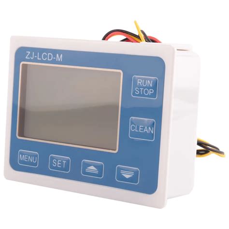 Medidor De Sensor De Flujo De Control Pantalla Lcd Zj Lcd M