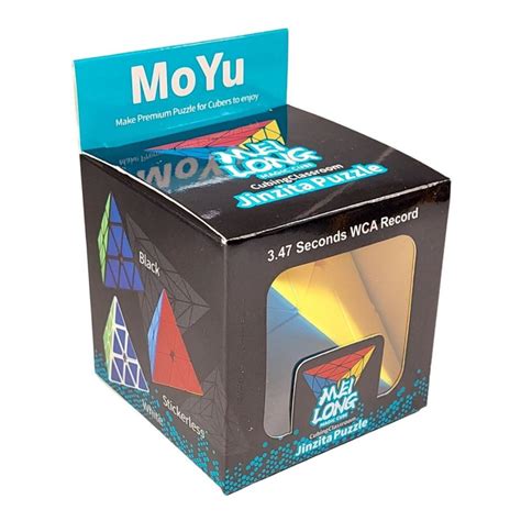 Moyu Meilong Pyraminx Stickerless Speedcube Piramide Rubik 100mm