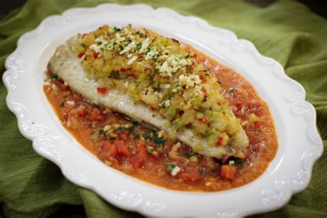 Shrimp Stuffed Red Snapper With Veracruz Sauce Olgas Flavor Factory