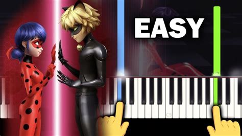 Miraculous Ladybug The Wall Between Us Easy Piano Tutorial Youtube