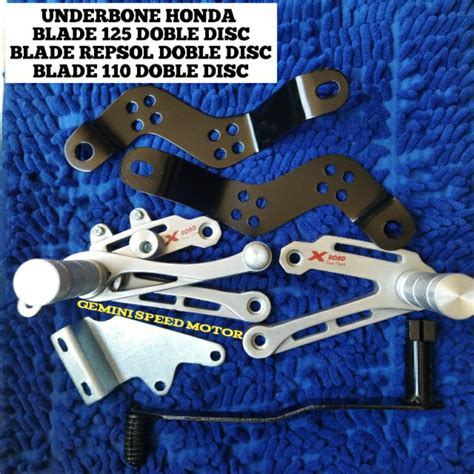 Jual Footstep Underbone Honda Blade Doble Disc X Road Original