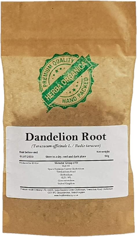 Dandelion Root Herbal Tea Taraxacum Officinale L Racine De