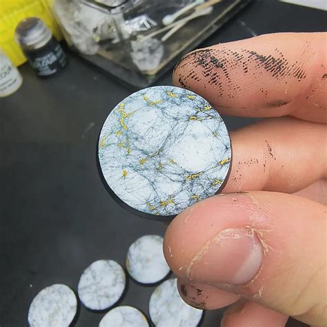 Painted Some Marble Bases I Made A Tutorial On Tiktok And Youtube R